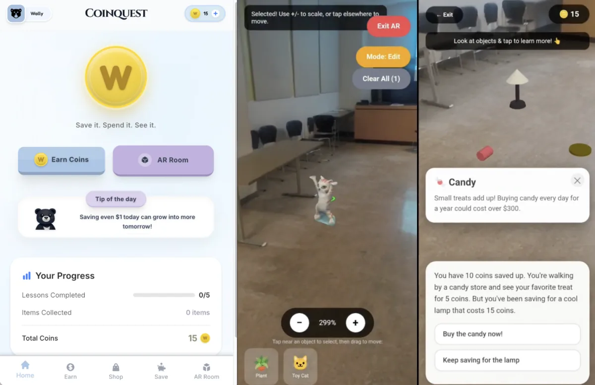 CoinQuest project screenshot